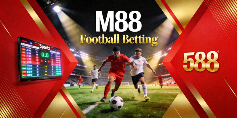 ภาพบรรยากาศการเดิมพันกีฬาฟุตบอลบนแพลตฟอร์ม M88